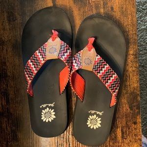 Chevron Yellowbox Flip Flops